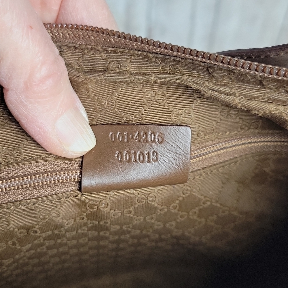 Vintage Gucci Canvas and Leather Bag - Picture 7 of 10